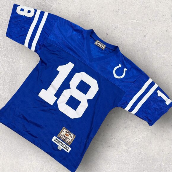 NFL Peyton Manning 18 Colts Jersey Limited Edition 2004 Players of Century Sz 48 - Picture 1 of 7